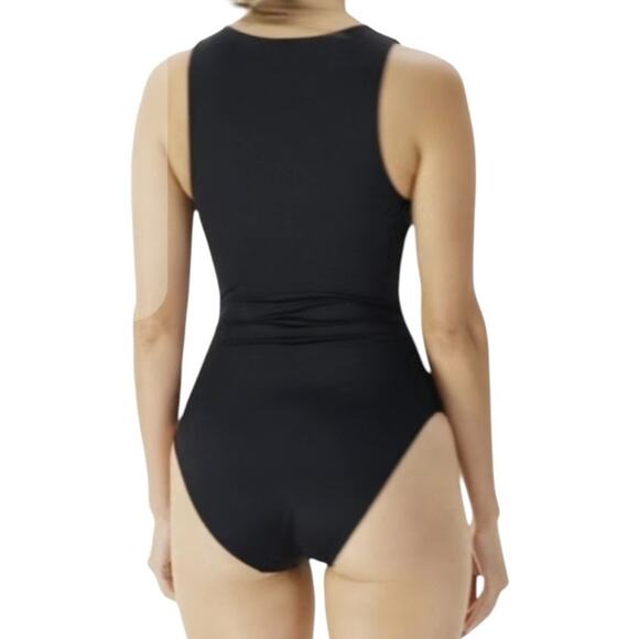 Andie The Malibu one piece bathing suit black size X-Small XS - Picture 8 of 8